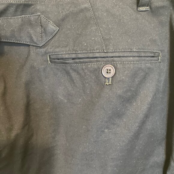 #20 Women's Ralph Lauren Navy Blue Cotton Skirt, Size 16 - Picture 7 of 8